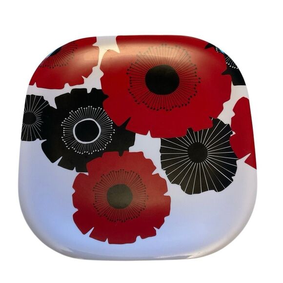 Marimekko for Target Kukkatori Square Melamine Plates, set of 4 - Picture 2 of 9